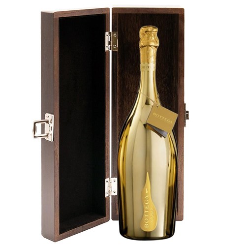 Magnum of Bottega Gold Prosecco Brut 150cl in Elm Wood Gift Box